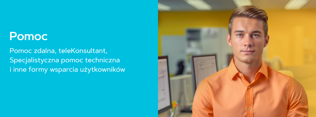 Pomoc. Specjalnie dla naszych użytkowników przygotowaliśmy wiele form wsparcia związanych z pytaniami dotyczącymi obsługi programów i ich nowymi wersjami.