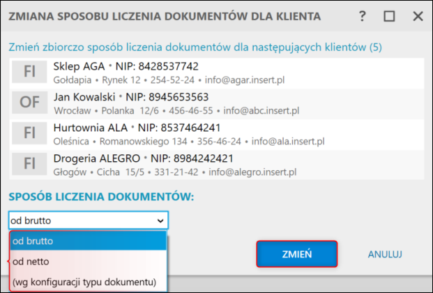 Insert Nexo Jak Zbiorczo Zmieni Klientom Spos B Liczenia Dokument W